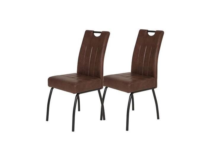 Stuhl-Set Beate S 2er-Set ca. 43x99 cm Braun von MID.YOU