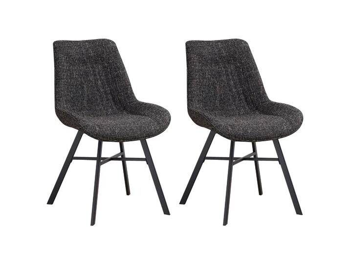 Stuhl-Set Samuel ca. 53x87 cm 2er-Set Schwarz Stuhl-Set Samuel ca. 53x87 cm 2er-Set Schwarz von MID.YOU