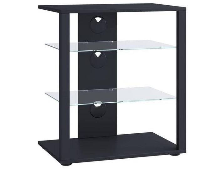 VCM Hifi Möbel Rack Schrank Phono Regal Glas Phono Mediaregal Folas, modernes Design, verdeckte Kabelführung von MID.YOU