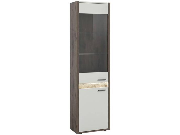 Vitrine Falcona Eiche dunkel /Grau ca. 198x51 cm von MID.YOU