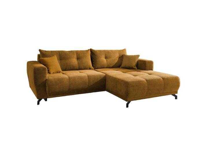 Wohnlandschaft Restato Goldfarben Cord von MID.YOU