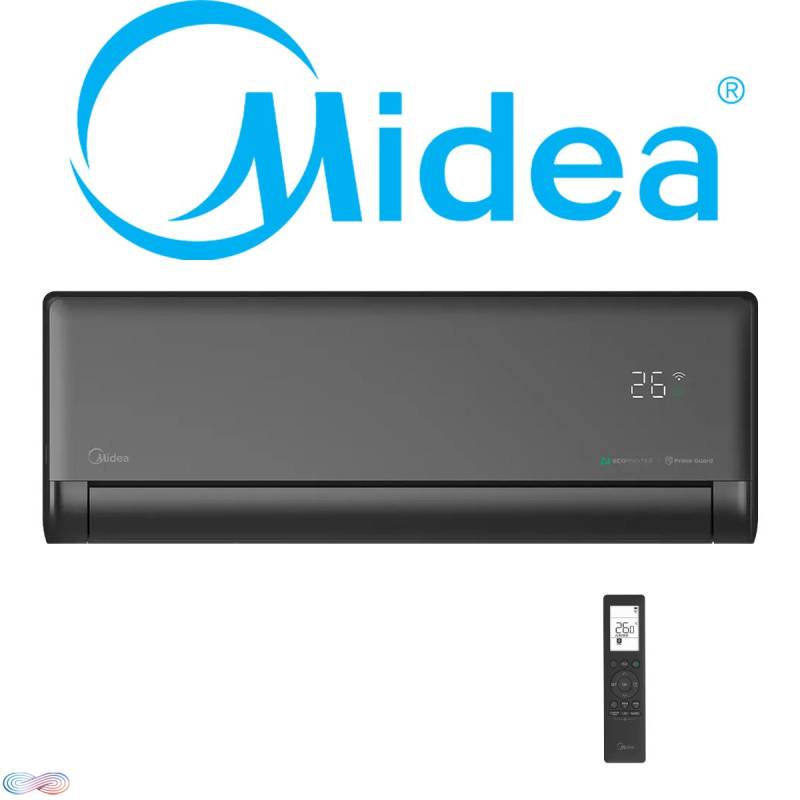 Midea Solstice 09 Schwarz | 2,6 kW Wandgerät"" Midea Solstice 09 Schwarz | 2,6 kW Wandgerät"" von MIDEA