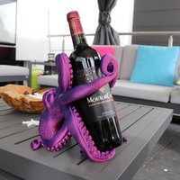Flaschenhalter Oktopus - Inklusive Tentakel von MIDIfab