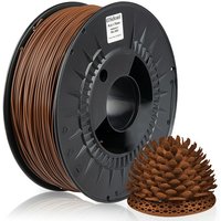 4 x Midori 3D Drucker 1,75mm pla Filament 1kg Spule Rolle Premium Hellbraun RAL8024 - Hellbraun von MIDORI