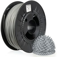 5 x MIDORI® 3D Drucker 1,75mm PLA Filament 1kg Spule Rolle Premium Silber RAL9006 - Silber von MIDORI