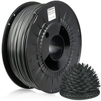 MIDORI® 3D Drucker 1,75mm PETG Filament 1kg Spule Rolle Premium Dunkelgrau Metallic - Dunkelgrau Metallic von MIDORI