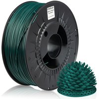 10 x Midori 3D Drucker 1,75mm petg Filament 1kg Spule Rolle Premium Grün Metallic - Grün Metallic von MIDORI