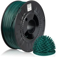 Midori - 2 x ® 3D Drucker 1,75mm petg Filament 1kg Spule Rolle Premium Grün Metallic - Grün Metallic von MIDORI
