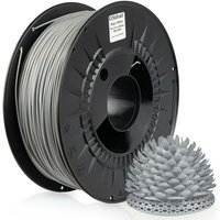 Midori - 2 x ® 3D Drucker 1,75mm pla Filament 1kg Spule Rolle Premium Aluminium Weiß RAL9006 - Aluminium Weiß von MIDORI