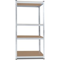 Lagerregal 160 x 80 x 40 cm Traglast 320 kg Regal Schwerlastregal Steckregal verzinkt von MIDORI