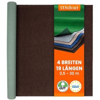 Rasenteppich 100 x 300 cm Braun mit Noppen Kunstrasen Teppich Balkon Terrasse Outdoor - Braun von MIDORI