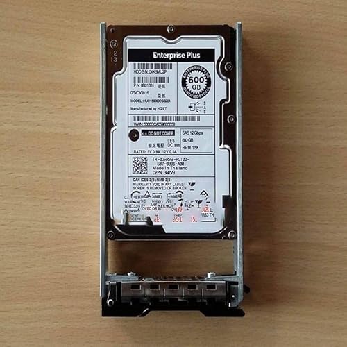 MIDTY 90 % HDD für 600 GB 2,5 Zoll SAS 64 MB 15000 U/min für interne HDD für Server HDD für 03WRV9 3WRV9 HUC156060CSS204 von MIDTY