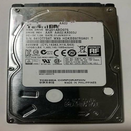 MIDTY 90 % HDD für 750 GB 2,5 Zoll SATA 8 MB 5400 U/min für interne HDD für Laptop HDD für MQ01ABD075 von MIDTY