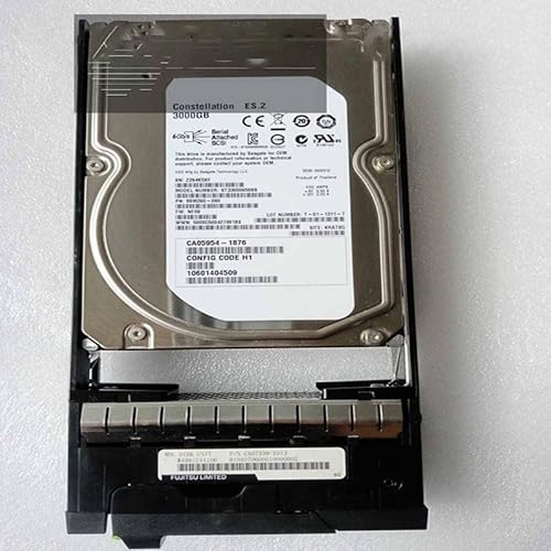 MIDTY 90% HDD für DX80 DX90 S2 3TB 3,5 Zoll SAS 64MB 7200RPM für interne HDD für Server HDD für CA07339-E013 CA05954-1876 von MIDTY