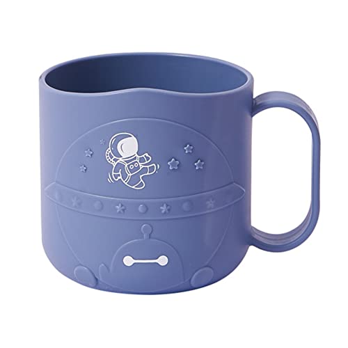 MIEDEON Kreative Mundbecher Cartoon Astronaut Zahnbürstenbecher Badezimmer Wohnzimmer Zahnputzbecher Kinder Wasserbecher (Blau,3.3X3.3In) von MIEDEON