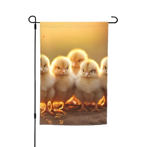 Lustige Gartenflagge mit Aufschrift "A Brood of Chickens6", 30,5 x 45,7 cm von MIEKGPS