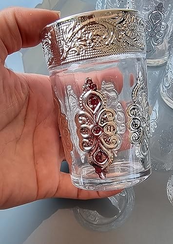 Marokkanische Teegläser aus Glas, 12 Stück von MIELIMON