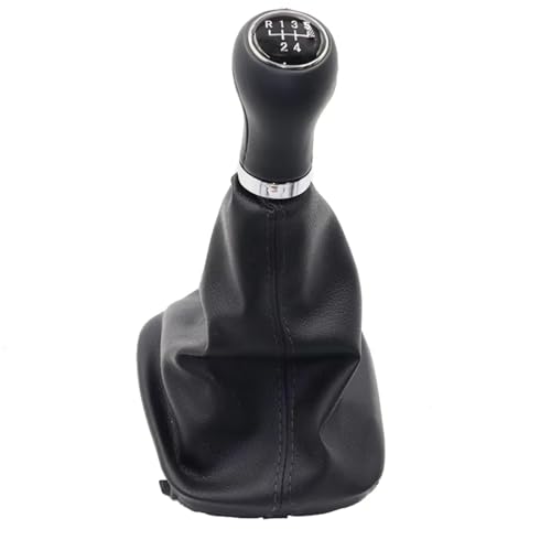 schaltknopf Für A3 S3 8p 2003-2013 A4 S4 Q5 2007-2015 PU Leder Auto Schaltknauf shift knob(5 speed set) von MIENAOC