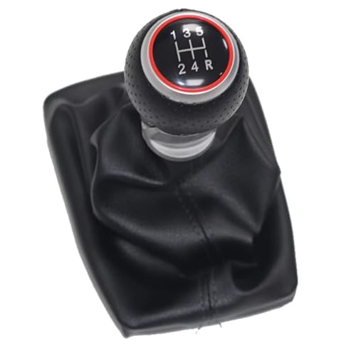 schaltknopf Für A4 B6 B7 8E 2000-2008 Manuelle Getriebe Griff Schaltknauf shift knob(5 speed type 3) von MIENAOC