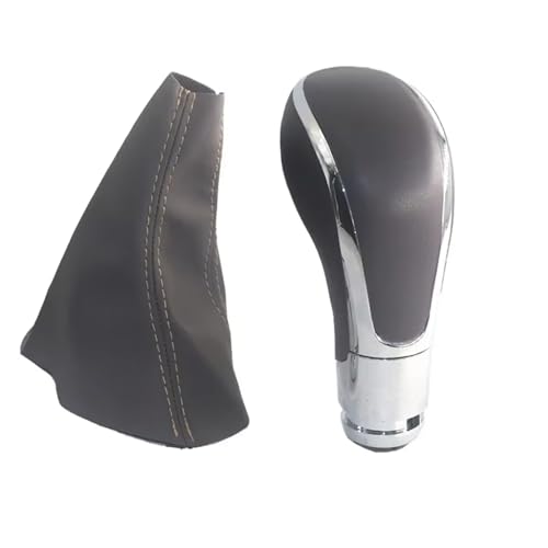 schaltknopf Für Buick Für Regal Automatische Getriebe Stick Schaltknauf Getriebe Schaltknauf Boot shift knob(Pair Brown) von MIENAOC