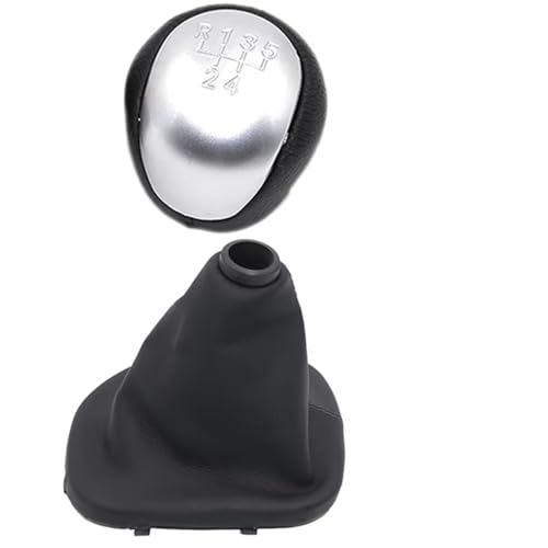 schaltknopf Für Kia Für Forte Für Koup 5/6-Gang-Schalthebel-Schaltknauf shift knob(5 speed silver pair) von MIENAOC