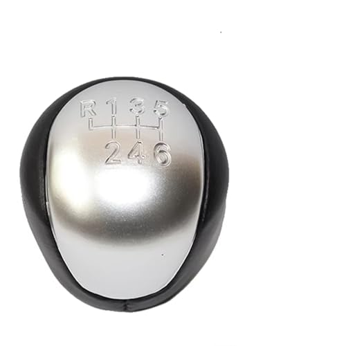 schaltknopf Für Kia Für Forte Für Koup 5/6-Gang-Schalthebel-Schaltknauf shift knob(6 speed silver knob) von MIENAOC
