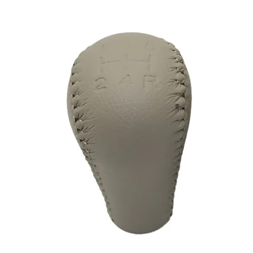 schaltknopf Für NISSAN Für Navara D40 Für Frontier Für Double Cab 2005-2015 Manueller Schaltgriff 5/6-Gang-Schaltknauf shift knob(5 speed beige) von MIENAOC