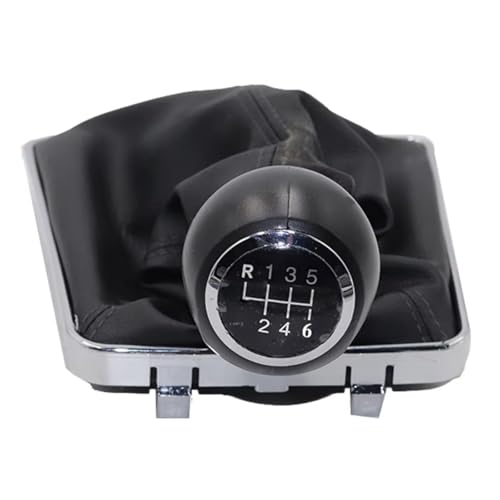 schaltknopf Für Opel Für Astra Für GTC Coupe AS AH/C 05-10 Getriebe Stick Griff 6/5 Geschwindigkeit Shift Schaltknauf shift knob(R123456 black line) von MIENAOC
