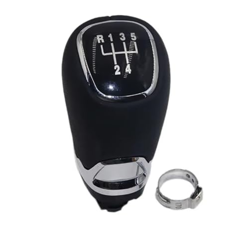 schaltknopf Für Skoda Für Octavia A7 3 III MK3 14-2017 Getriebe Schaltknauf Staub Jacke shift knob(5 speed knob) von MIENAOC