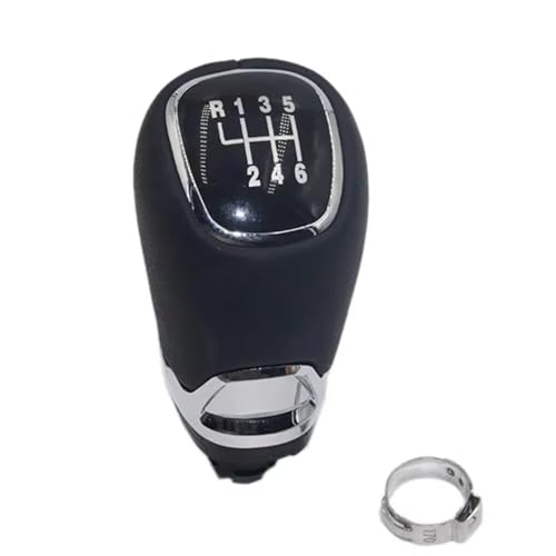 schaltknopf Für Skoda Für Octavia A7 3 III MK3 14-2017 Getriebe Schaltknauf Staub Jacke shift knob(6 speed knob) von MIENAOC