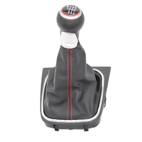 schaltknopf Für VW Für Golf 5 6 Für Jetta V VI Mk5 Mk6 5-Gang-Schaltknauf shift knob(Type 6) von MIENAOC