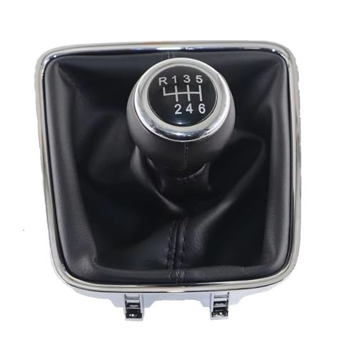 schaltknopf Für VW Für Golf Für Plus 2005-2014 Autohandbuch 5/6-Gang-Schaltknauf Mit Schwarzem Kofferraum shift knob(6 speed set) von MIENAOC