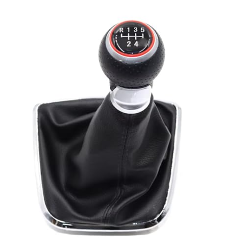 schaltknopf Für VW Für POLO 6R 2009-2014 5/6 Geschwindigkeit Auto Shift Schaltknauf Boot shift knob(R12345 type 4) von MIENAOC