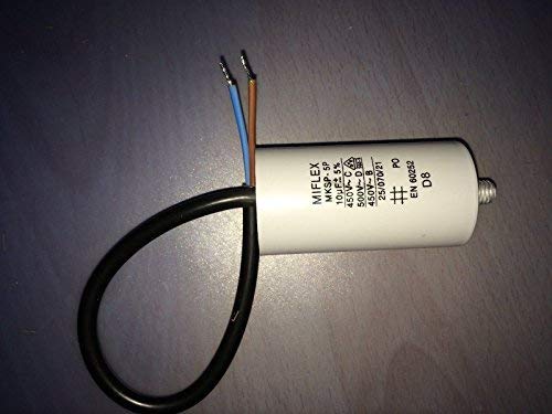 Miflex Betriebskondensator Motorkondensator 10µF Mit Kabel von MIFLEX