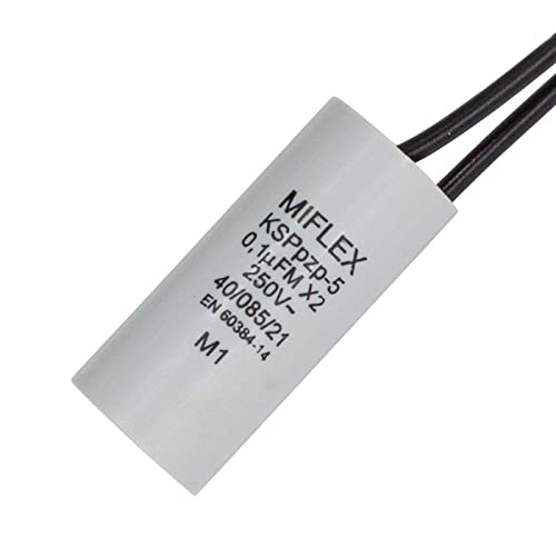 Miflex MKP Entstörkondensator für LED Lampen 0,1µF | 250V AC Spannung X2 Entstörkondensator | Entstörkondensator LED 0nF Miflex MKP Entstörkondensator für LED Lampen 0,1µF | 250V AC Spannung X2 Entstörkondensator | Entstörkondensator LED 0nF von MIFLEX