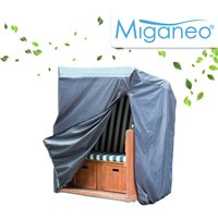 Deluxe Schutzhülle für Gartenmöbel 170x130x100cm 420D Strandkorbabdeckung - Miganeo von MIGANEO