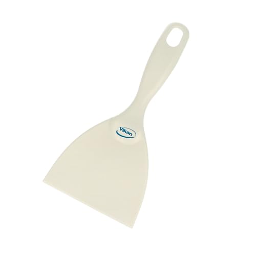 Pizza - Teigspachtel, 7,5 cm | Teigschneider Teigspatel für Teiglinge, Küchenspatel (weiß), Spülmaschinenfest, Vican von MIGASE