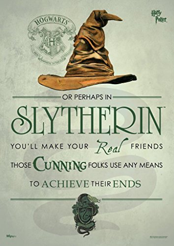 MIGHTYPRINT Harry Potter – Slytherin – Hogwarts Sortierhut Haus Zitat – langlebige 43,2 cm x 24 cm Wandkunst – nicht aus Papier – offiziell lizenziertes Sammlerstück MIGHTYPRINT Harry Potter – Slytherin – Hogwarts Sortierhut Haus Zitat – langlebige 43,2 cm x 24 cm Wandkunst – nicht aus Papier – offiziell lizenziertes Sammlerstück von MIGHTYPRINT
