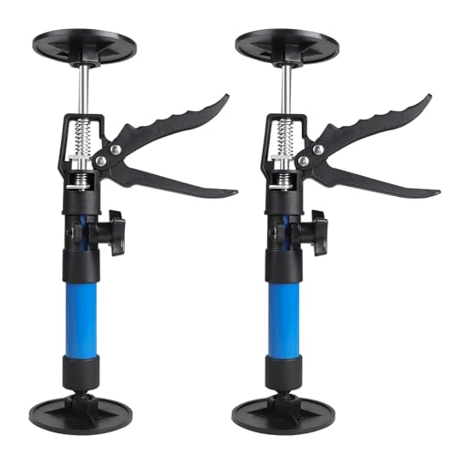 MIGUBIGU 2 Stück Zargenspanner 30-59cm, Türzargenspanner, Ladungssicherung Stange, Teleskopstützen, Stützen Höhenverstellbar, Maximale Tragfähigkeit 40 kg, Zur Unterstützung von Türzargen, Schränken von MIGUBIGU