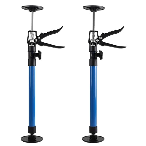 MIGUBIGU 2 Stück Zargenspanner 59-115cm, Türzargenspanner, Ladungssicherung Stange, Teleskopstützen, Stützen Höhenverstellbar, Maximale Tragfähigkeit 40 kg, Zur Unterstützung von Türzargen, Schränken von MIGUBIGU