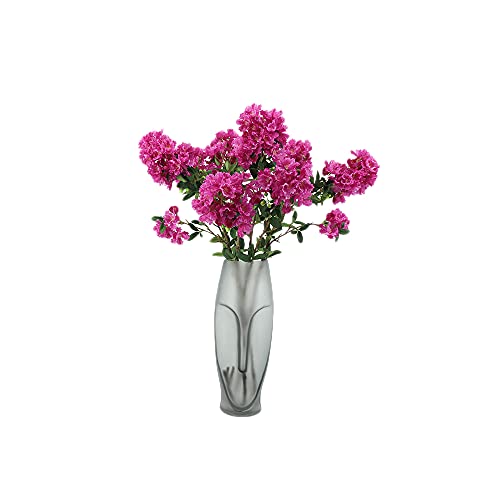 Künstliche Kreppmyrte Blumen, Kunstblumen Lebensechte Kreppmyrte Blumen, Verwendet für Familie Hochzeit Dekoration Party (Deep Purple, 39) von MIGUOR