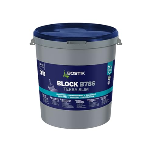 Bostik BLOCK B786 TERRA SLIM Abdichtung bitumen dichtmasse Keller Wand 25 KG von MIHIMO design