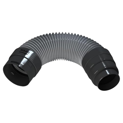 Flexibles Anschlussrohr Ruroflex PLUS für Dunstrohre und Entlüfter - Verfügbar in DN 125 mm und DN 150 mm - flexrohr schlauch reduzierstück dachentlueftung flexschlauch (DN 125mm) von MIHIMO design