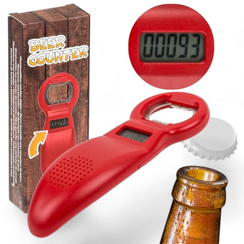 MIJOMA Bierzähler Flaschenöffner | Digitaler Bier-Zähler | Party Gadget | Perfektes Mitbringsel | Spaß & Humor garantiert | 14 cm MIJOMA Bierzähler Flaschenöffner | Digitaler Bier-Zähler | Party Gadget | Perfektes Mitbringsel | Spaß & Humor garantiert | 14 cm von MIJOMA