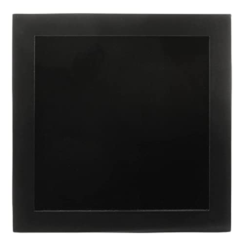 Spardose Sparbüchse 3D-Bilderrahmen mit transparenter Frontscheibe, Geschenk Sparschwein, Verpackung für Geldgeschenk (Blanko - schwarz, Rechteckig) von MIJOMA