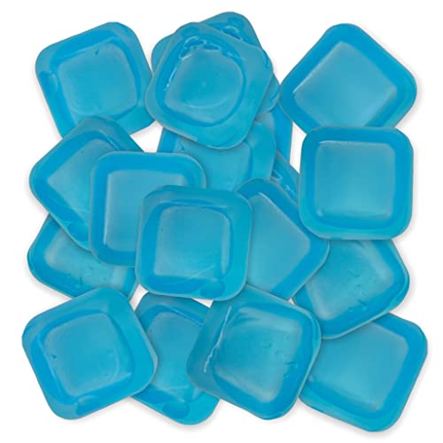 Eiswürfel Dauereiswürfel zum Kühlen von Getränken (18 Stück Set blaue Würfel) von MIK funshopping