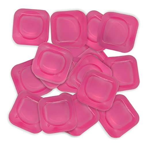 Eiswürfel Dauereiswürfel zum Kühlen von Getränken (18 Stück Set pinke Würfel) von MIK funshopping