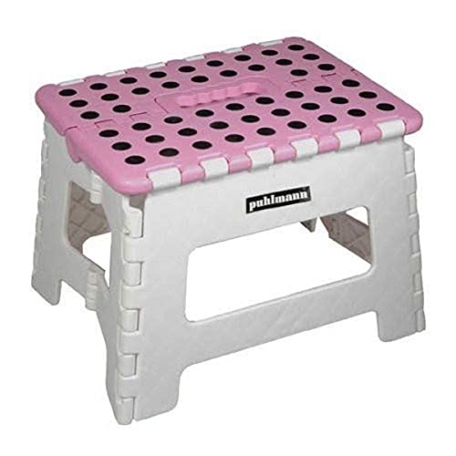 Puhlmann Klapp-Hocker Miss Daisy - grau/pink von MIK funshopping