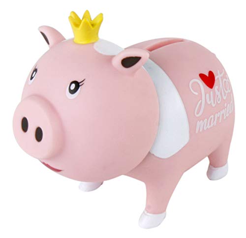 MIK funshopping Spardose Sparschwein - Ideal zum Sparen oder als Geldgeschenk-Verpackung (Just Married) von MIK funshopping