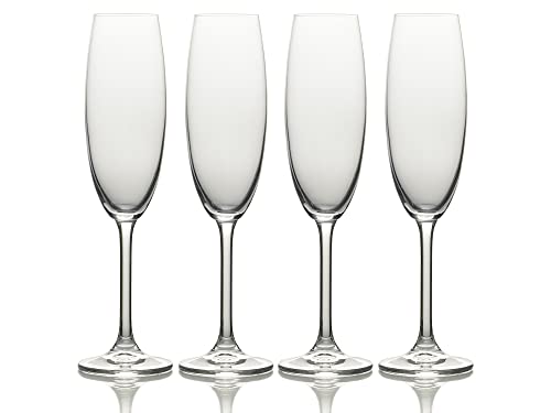 MIKASA Julie Glas Champagnerflöte, 237 ml, 4 Stück von MIKASA